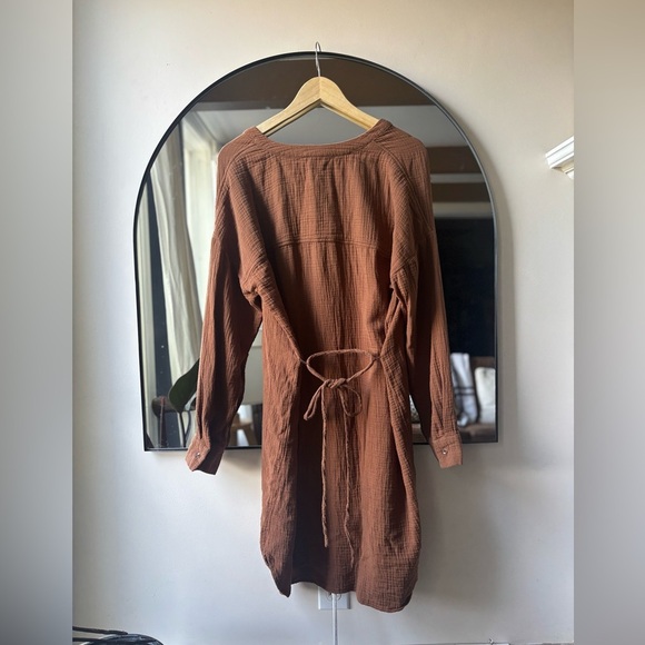 JOE FRESH | cotton muslin long sleeve dresses | size large - Picture 3 of 5